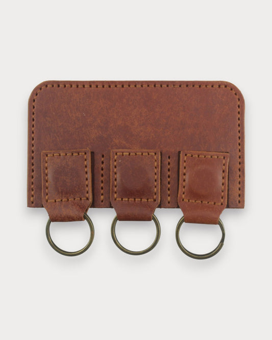 Handgefertigter magnetischer Leder-Schlüsselanhänger – Perk