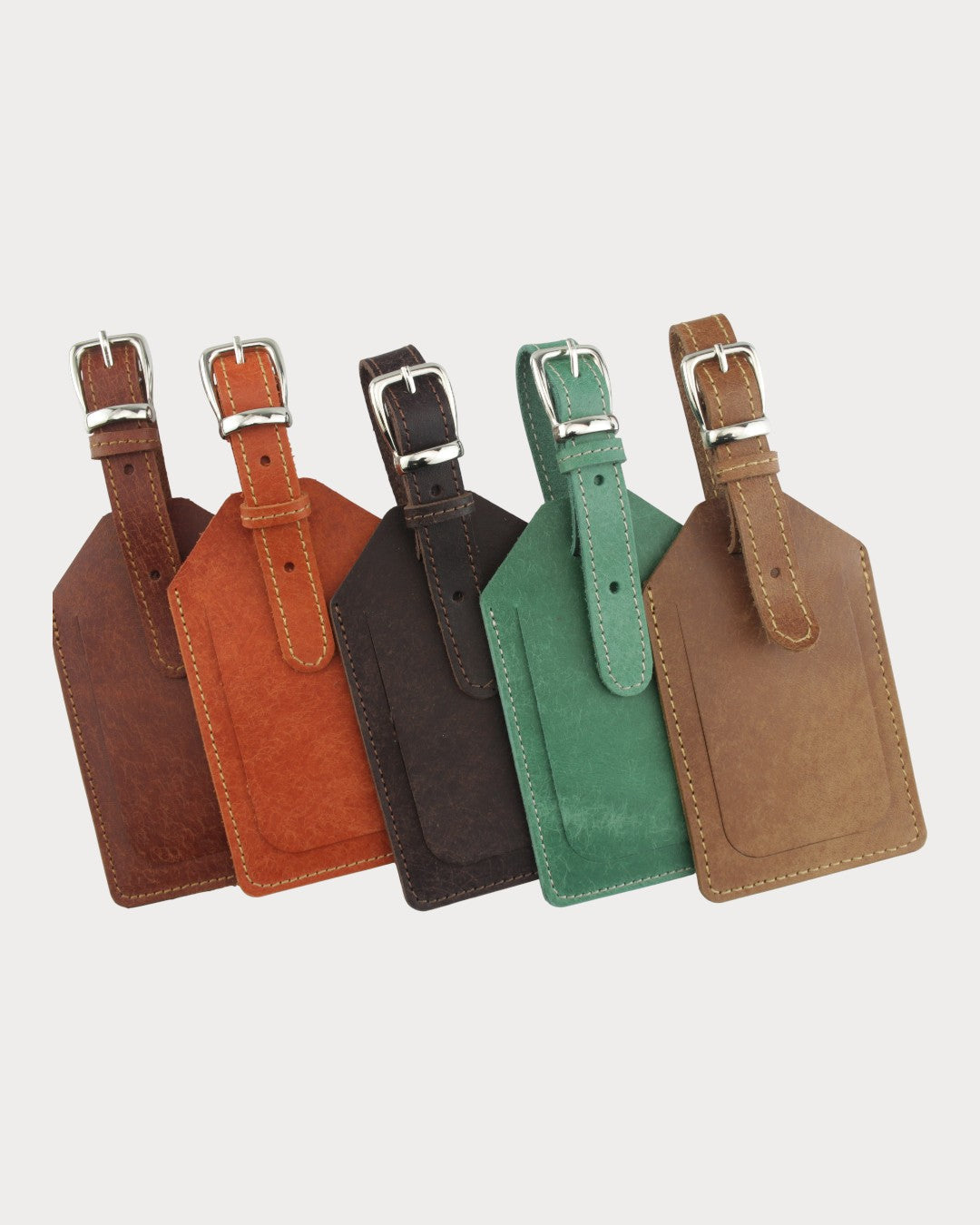 Handgefertigter Leder-Kofferanhänger