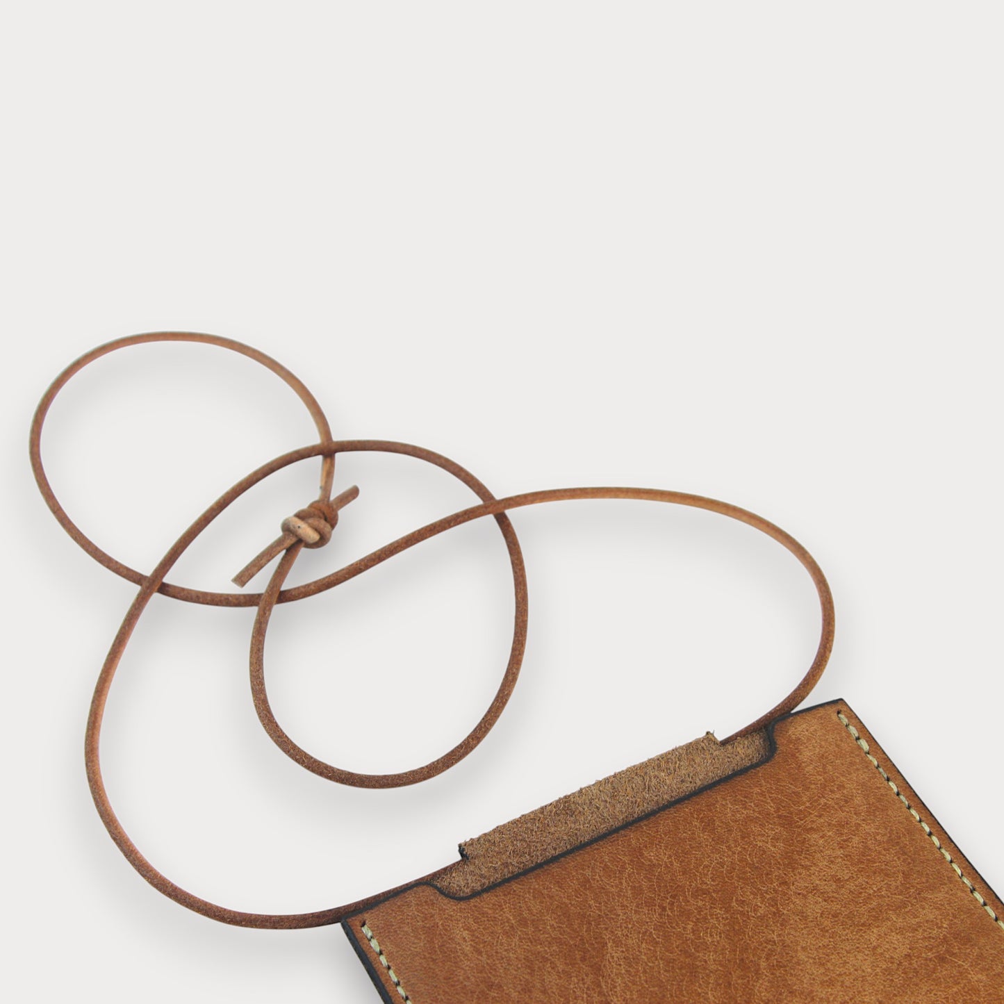 Handgefertigte Leder-Handytasche – Brewed