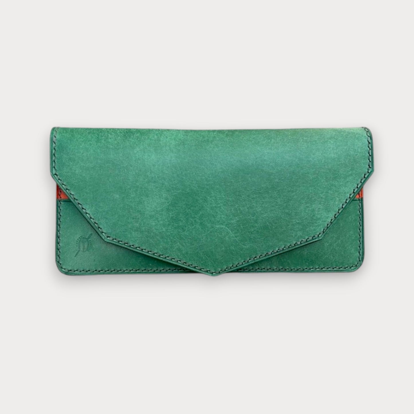 Handgefertigtes Leder-Reißverschluss-Portemonnaie – Pour | Coffee Leathers