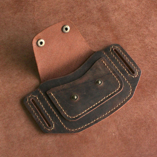 Deri Kamp Kemer Cüzdanı