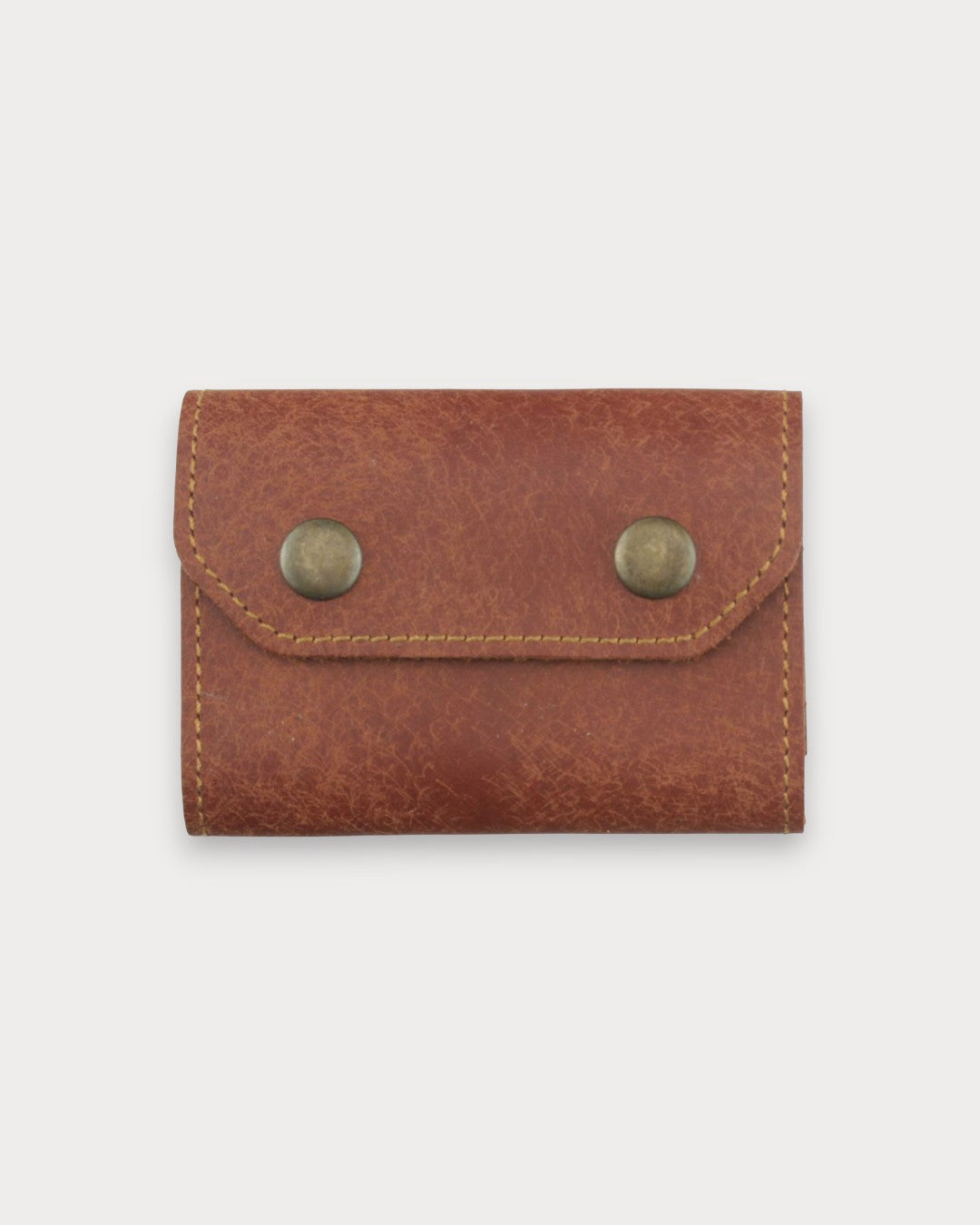 Handgefertigtes Akkordeon-Kartenetui aus echtem Leder – Flex