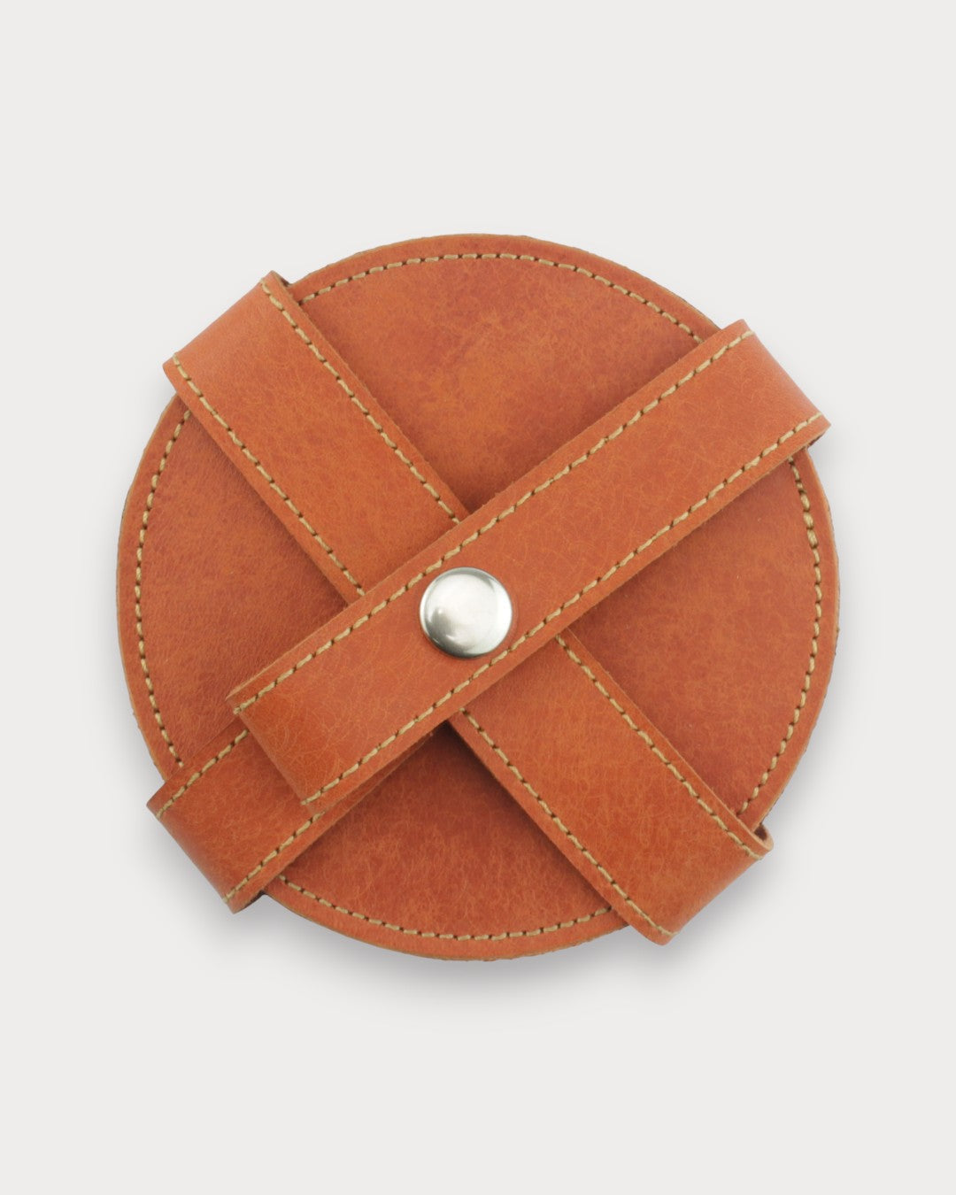 Handgefertigte Leder-Untersetzer – Brew 6er Set