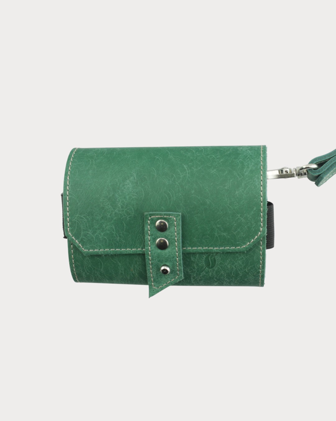 Leder Camping-Gewürzhalter – 3 Glasflaschen | Mit Korkverschluss, mit Trageschlaufe