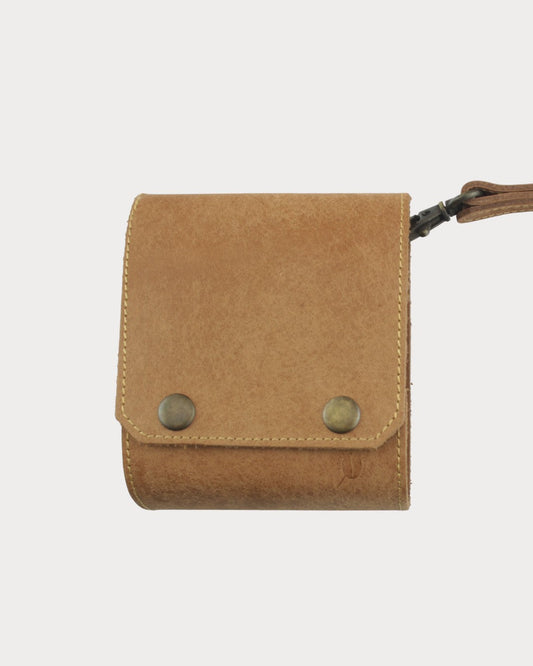 Leder Camping-Ölspender – 2 × 100 ml Kunststoffflaschen | Mit Trageschlaufe