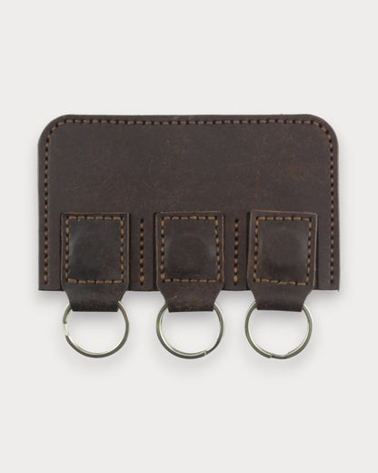 Handgefertigter magnetischer Leder-Schlüsselanhänger – Perk