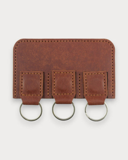 Handgefertigter magnetischer Leder-Schlüsselanhänger – Perk