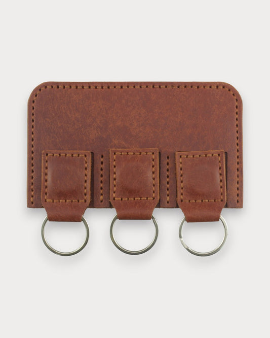 Handgefertigter magnetischer Leder-Schlüsselanhänger – Perk