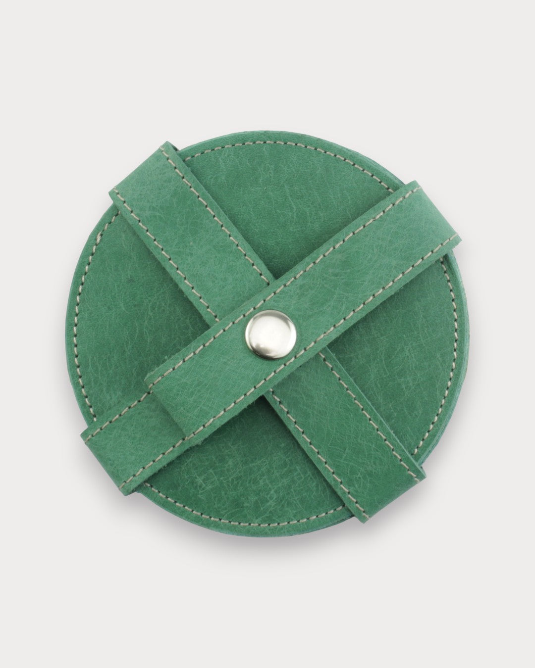 Handgefertigte Leder-Untersetzer – Brew 6er Set