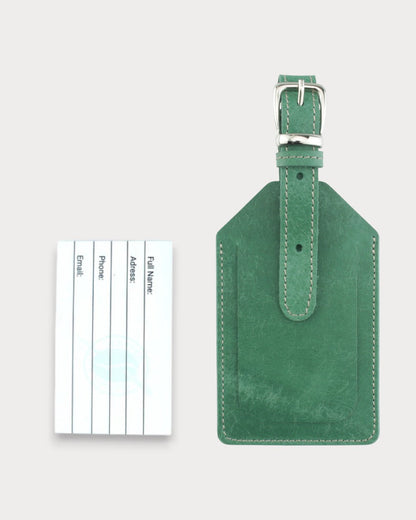 Handgefertigter Leder-Kofferanhänger