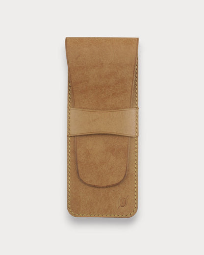 Handgefertigtes Leder-Federmäppchen – Porta