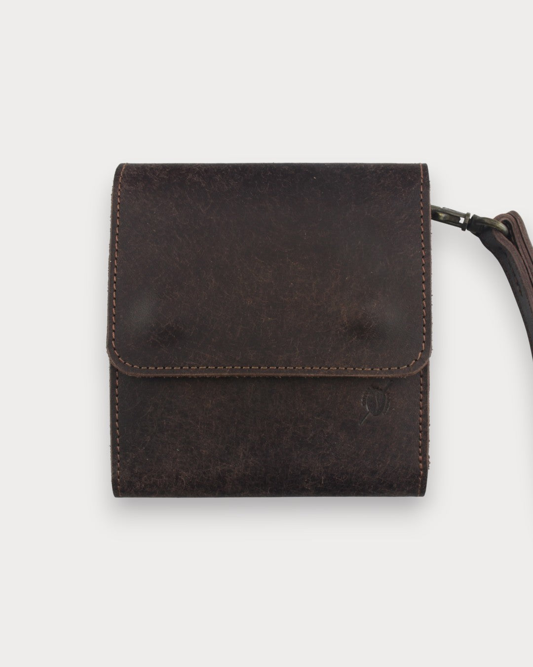 Leder Camping-Gewürzhalter – 4 Glasflaschen | Mit Trageschlaufe