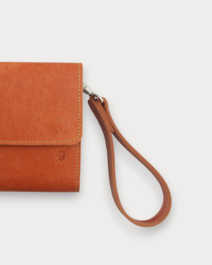 Leder Camping-Gewürzhalter – 4 Glasflaschen | Mit Trageschlaufe