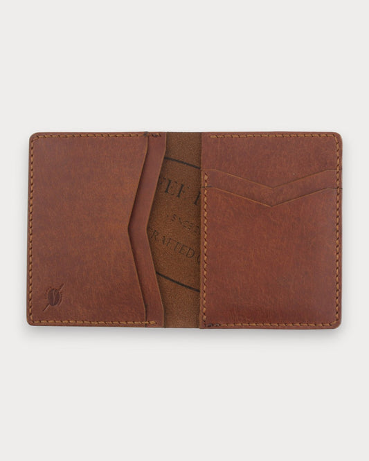 Handgefertigtes Kartenetui aus echtem Leder – Buzz