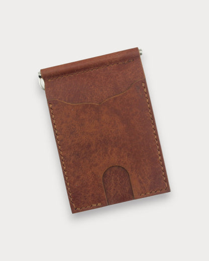 Handgefertigte Leder-Geldbörse mit Münztasche – Steam
