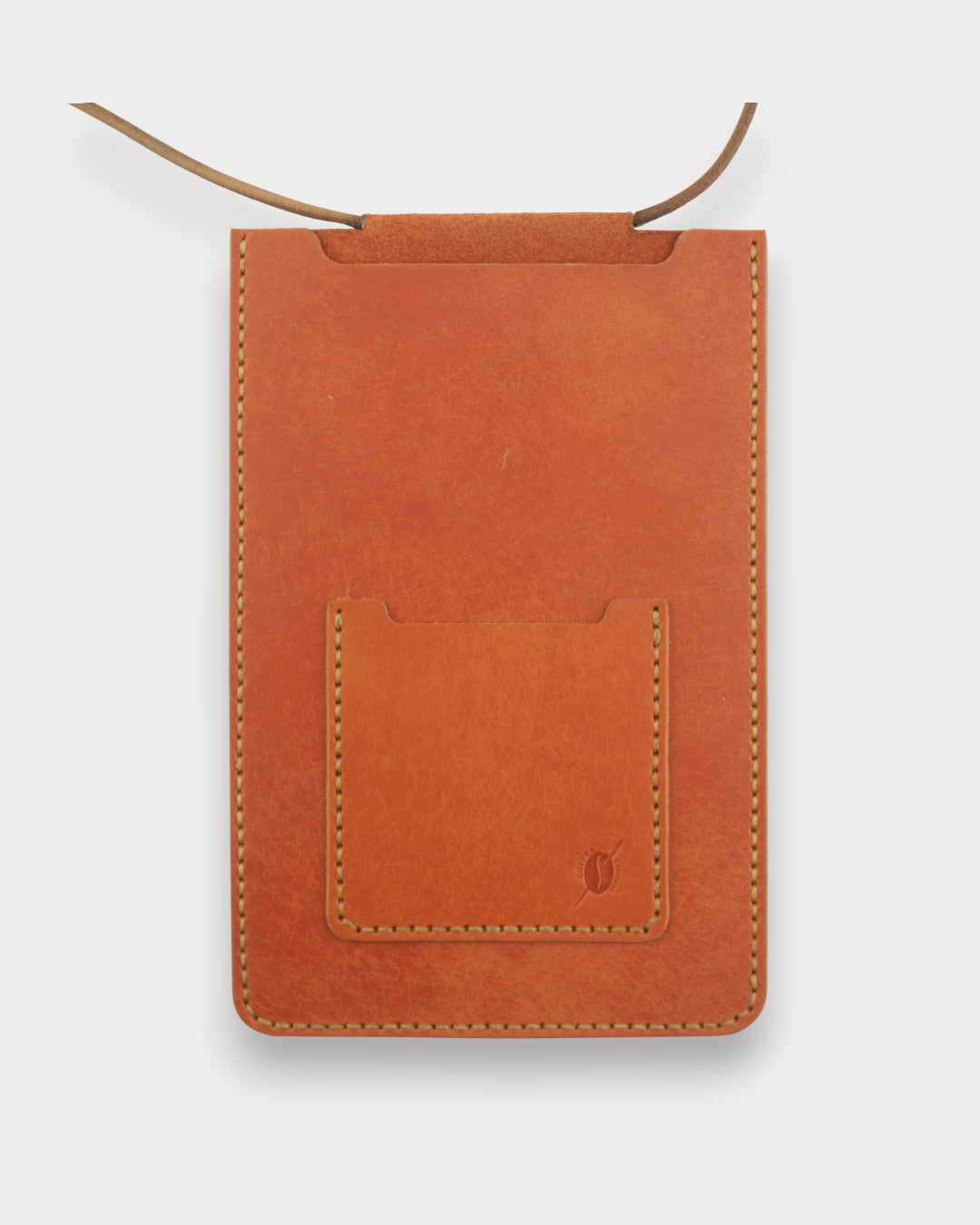 Handgefertigte Leder-Handytasche – Brewed