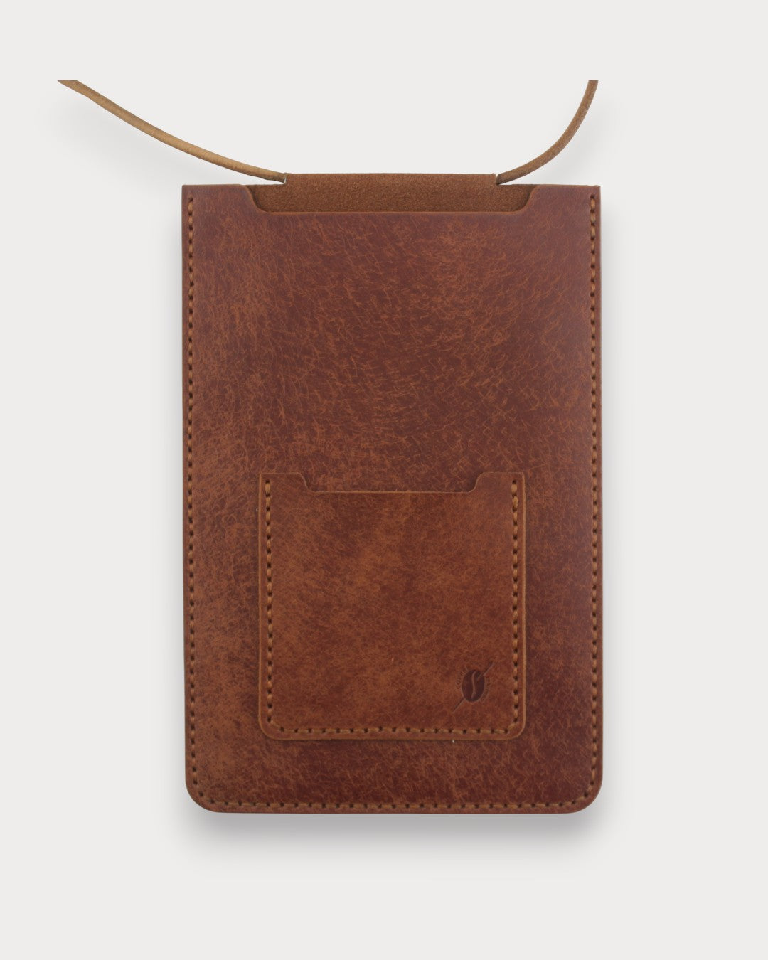 Handgefertigte Leder-Handytasche – Brewed