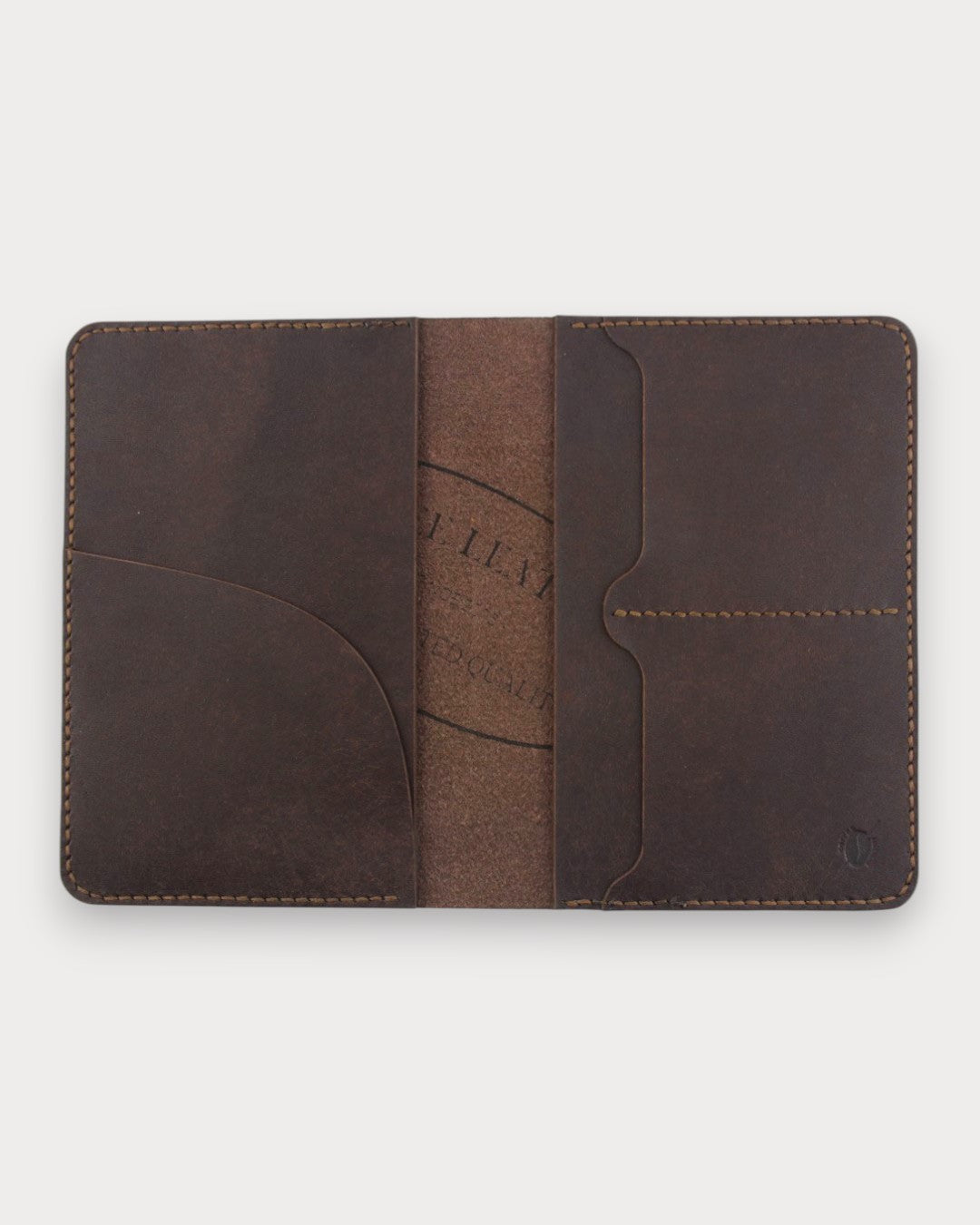 Handgefertigte Passhülle aus echtem Leder – Blend