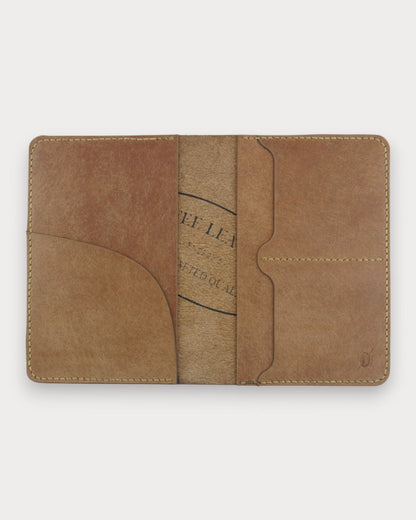 Handgefertigte Passhülle aus echtem Leder – Blend