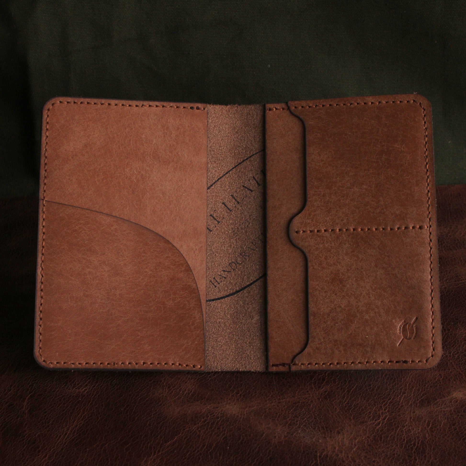 el yapımı deri pasaportluk