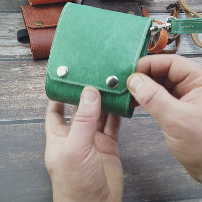 Leder Camping-Küchen-Set – Leder-Gewürzhalter und Ölspender